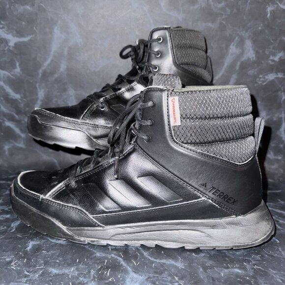 ADIDAS Terrex Climawarm Choleah Black Outdoor Hiking Boots  Womens Size 9.5 - Picture 1 of 8